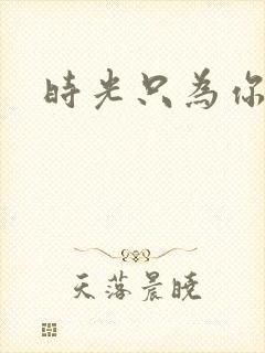 时光只为你停留