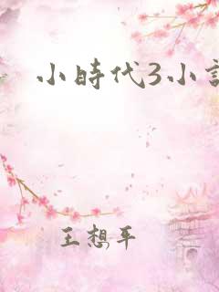 小时代3小说