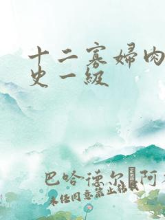 十二寡妇肉床艳史一级