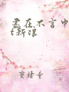 尽在不言中txt新浪