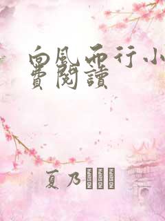 向风而行小说免费阅读