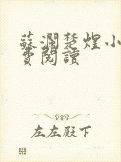 苏澜楚煜小说免费阅读