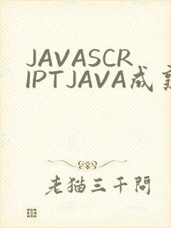 JAVASCRIPTJAVA成熟亲子