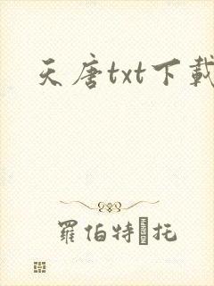 天唐txt下载