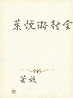 叶悦璐封金小说