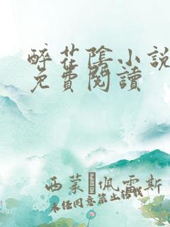 醉花阴小说全文免费阅读