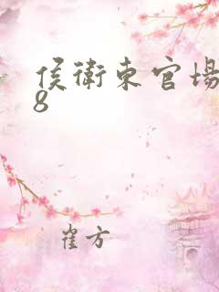 侯卫东官场笔记8