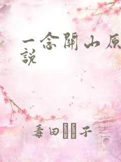 一念关山原著小说