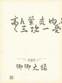 高h荤爽肉欲文〈三攻一受〉视频