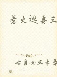 惹火逃妻三带一