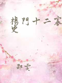 杨门十二寡妇艳史