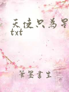 天使只为星夜哭txt