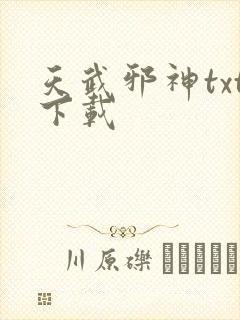 天武邪神txt下载