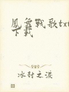凤舞战歌txt下载
