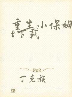 重生小保姆txt下载