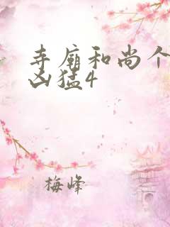 寺庙和尚个个很凶猛4