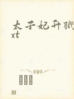 太子妃升职记txt