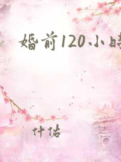 婚前120小时