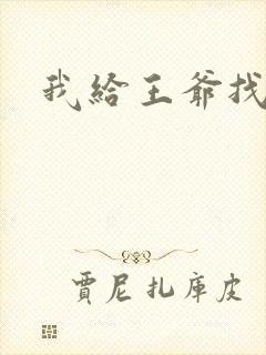 我给王爷找小三