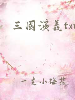三国演义txt