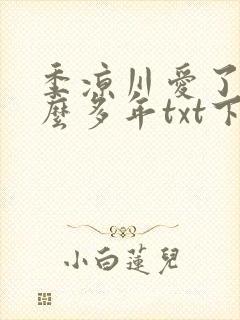 季凉川爱了你这么多年txt下载