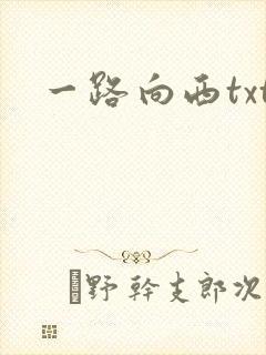 一路向西txt