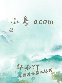 小鸟 acome