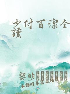 少付百洁全文阅读