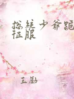 总统少爷跪地唱征服