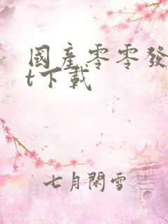 国产零零发txt下载