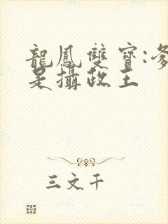 龙凤双宝:爹地是摄政王