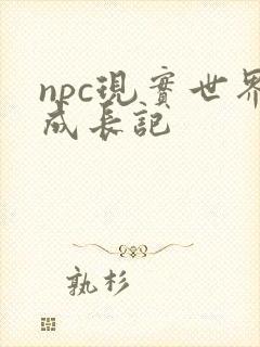 npc现实世界成长记