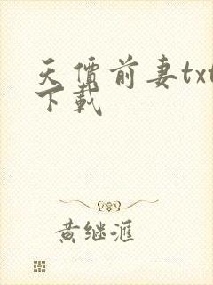 天价前妻txt下载