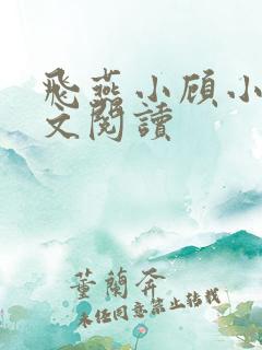 飞燕小顾小说全文阅读