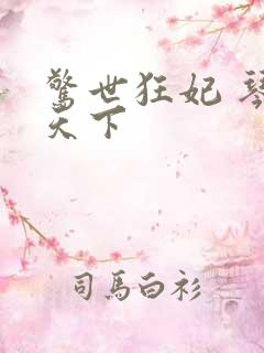 惊世狂妃 琴战天下