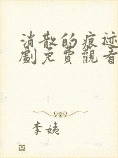 消散的痕迹电视剧免费观看完整版