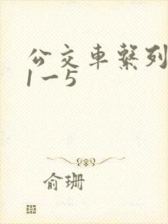 公交车系列合集1一5