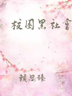 校园黑社会小说