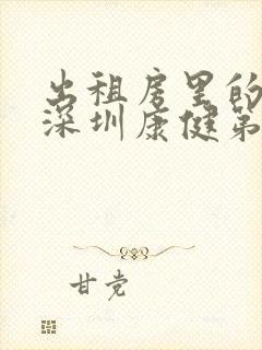 出租房里的交互深圳康健第二部