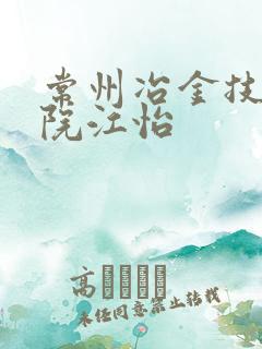 常州冶金技师学院江怡