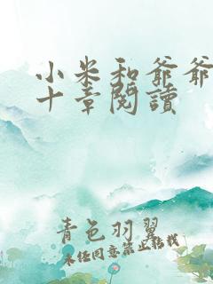 小米和爷爷读第十章阅读