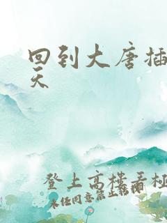 回到大唐插武则天