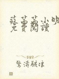 苏茜茜小明全文免费阅读