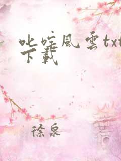 叱咤风云txt下载