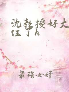 沈教授好大含不住了h