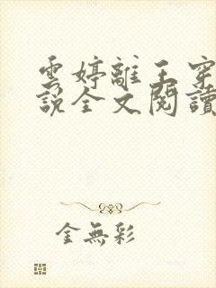 云婷离王穿越小说全文阅读