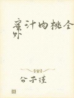 蜜汁肉桃全文番外