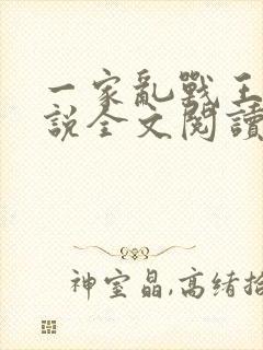 一家乱战王芳小说全文阅读