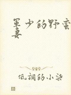 军少的野蛮小娇妻