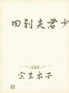 回到夫君少年时